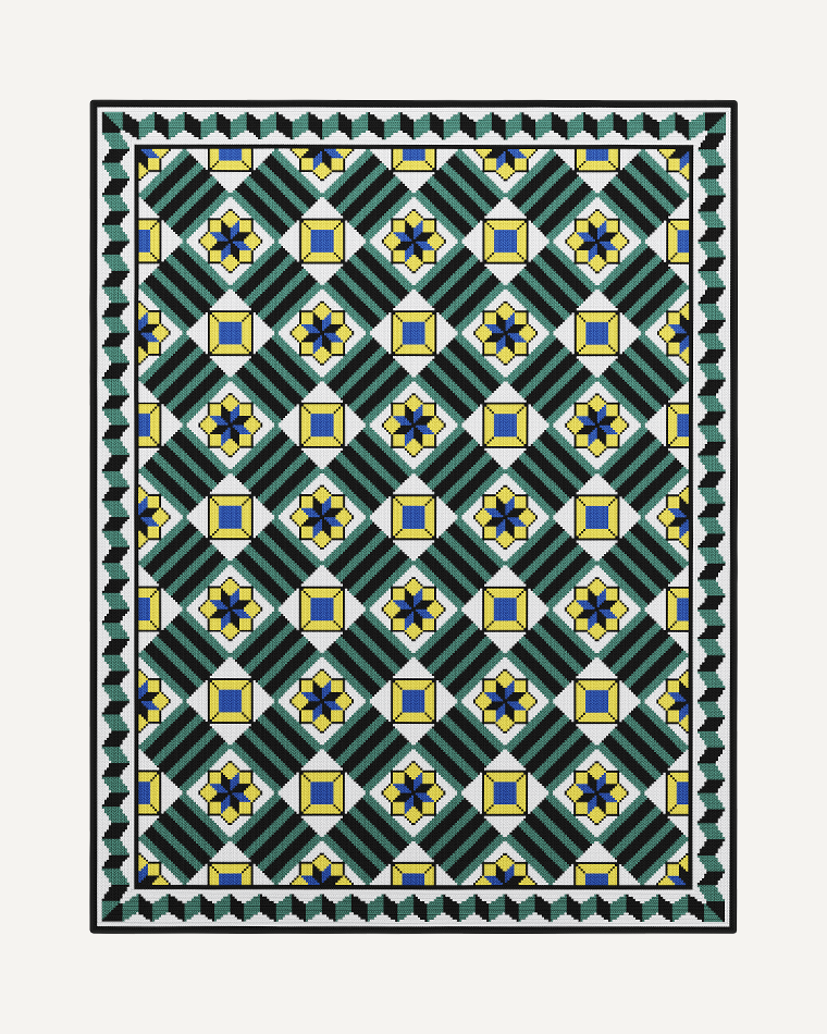 Tapete Olivete XS Fundo Branco