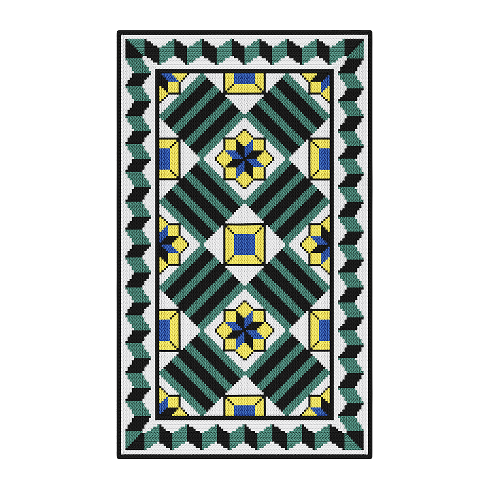 Tapete Olivete XS Fundo Branco