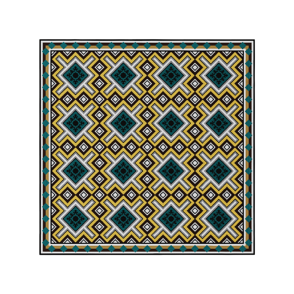 Tapete Orta SQ Fundo Branco