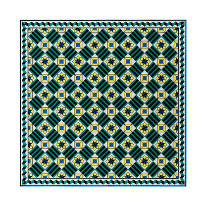 Tapete Olivete SQ Fundo Branco